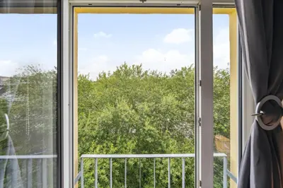 Ein Balkon oder eine Terrasse in der Unterkunft Go2Cozy - Study & Work Apartments - WIFI - Kitchen