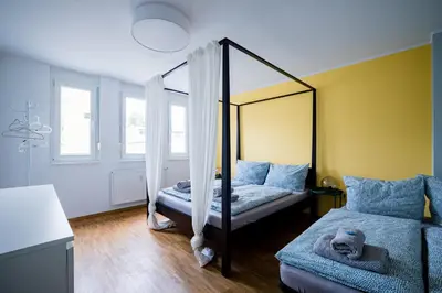 Ein Bett oder Betten in einem Zimmer der Unterkunft KAwaii- Big island in central location