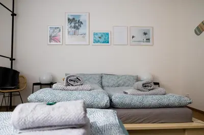 Ein Sitzbereich in der Unterkunft KAwaii- Big island in central location