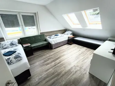 Ein Bett oder Betten in einem Zimmer der Unterkunft FMI 9 Accommodation