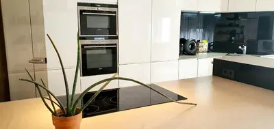 Küche/Küchenzeile in der Unterkunft gemütliches Privatzimmer in Mannheims Stadtmitte