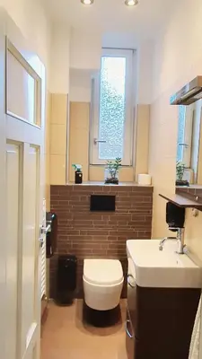 Ein Badezimmer in der Unterkunft gemütliches Privatzimmer in Mannheims Stadtmitte