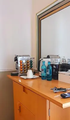 Küche/Küchenzeile in der Unterkunft gemütliches Privatzimmer in Mannheims Stadtmitte