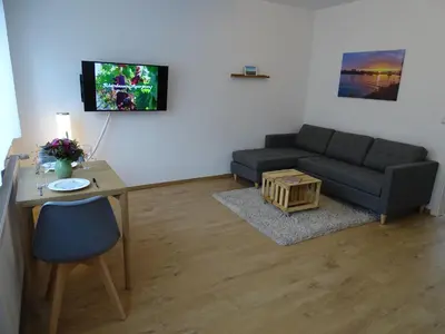 TV/Unterhaltungsangebot in der Unterkunft Rheinhessen Apartment