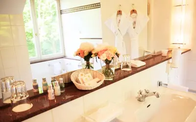 Ein Badezimmer in der Unterkunft Villa Hammerschmiede