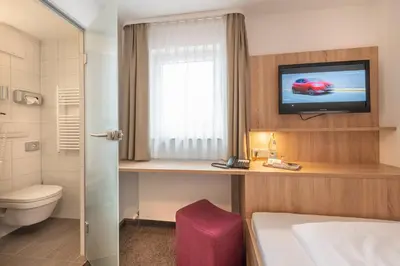 Ein Badezimmer in der Unterkunft Hotel Gasthof Zum Rössle