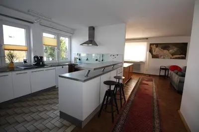 Küche/Küchenzeile in der Unterkunft Loft Irma mit großer Terasse