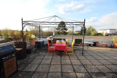 Ein Balkon oder eine Terrasse in der Unterkunft Loft Irma mit großer Terasse