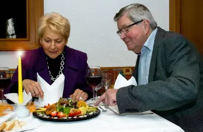 Essen im Hotel oder in der Nähe