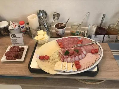 Essen in der Pension oder in der Nähe
