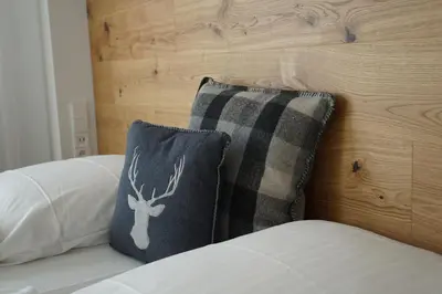 Ein Bett oder Betten in einem Zimmer der Unterkunft Adler Botenheim