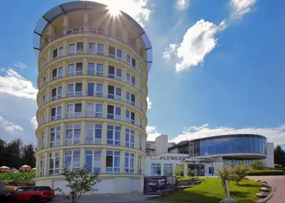 Das Gebäude in dem sich das Hotel befindet