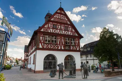 Das Gebäude in dem sich die Ferienwohnung befindet