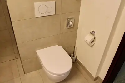 Ein Badezimmer in der Unterkunft Hotel Donnersberg