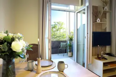 TV/Unterhaltungsangebot in der Unterkunft Boardinghouse am Rosensee