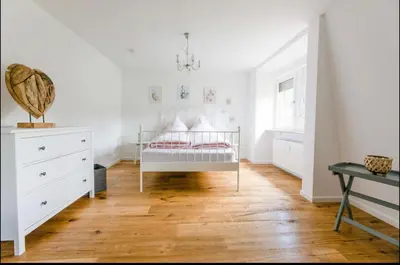 Ein Bett oder Betten in einem Zimmer der Unterkunft Rapunzel