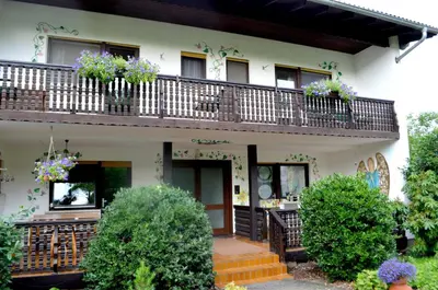Ein Balkon oder eine Terrasse in der Unterkunft Haus Sonnenschein
