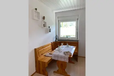 Ein Sitzbereich in der Unterkunft Ferienhaus Bärbelstein / Wohnung Bärbelstein