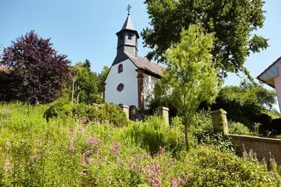 Ein Garten an der Unterkunft Luxusapartment Burgschänke