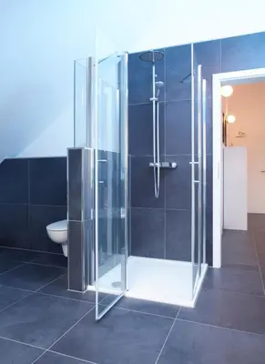 Ein Badezimmer in der Unterkunft Luxusapartment Burgschänke