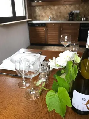 Getränke in der Unterkunft Ferienhaus Riesling