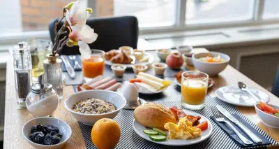 Essen im Hotel oder in der Nähe