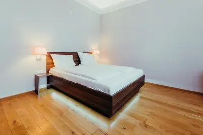 Ein Bett oder Betten in einem Zimmer der Unterkunft BoardingWorld Heidelberg
