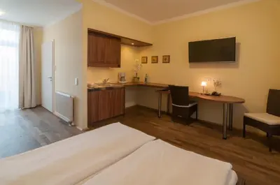 Küche/Küchenzeile in der Unterkunft GuestHouse Heidelberg