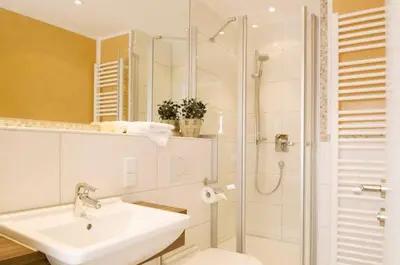 Ein Badezimmer in der Unterkunft GuestHouse Heidelberg