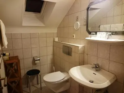 Ein Badezimmer in der Unterkunft Hotel Goldbächel