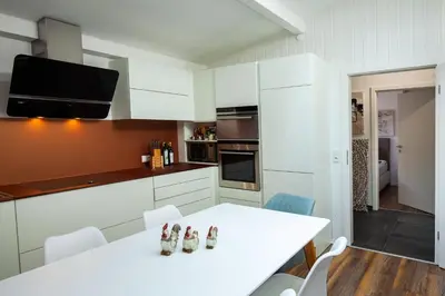 Küche/Küchenzeile in der Unterkunft Ferienwohnung - Nähe Kaiserslautern