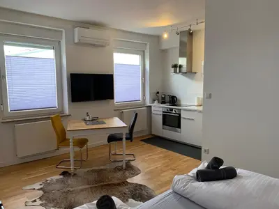Küche/Küchenzeile in der Unterkunft Hotel Prinz Carl