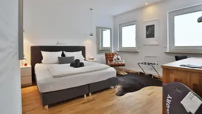 Ein Bett oder Betten in einem Zimmer der Unterkunft Hotel Prinz Carl