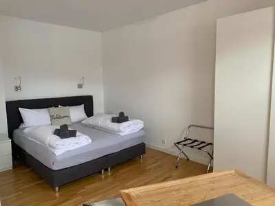 Ein Bett oder Betten in einem Zimmer der Unterkunft Hotel Prinz Carl