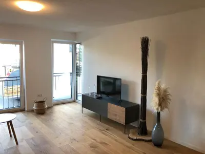 TV/Unterhaltungsangebot in der Unterkunft Modernes Apartment