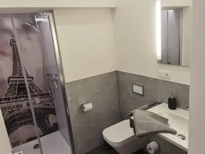 Ein Badezimmer in der Unterkunft Main Appartement-Haus - 97896 Freudenberg