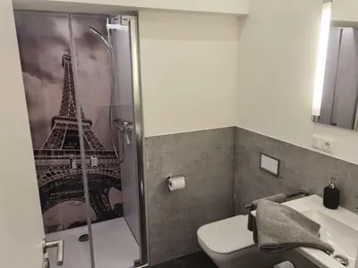 Ein Badezimmer in der Unterkunft Main Appartement-Haus - 97896 Freudenberg