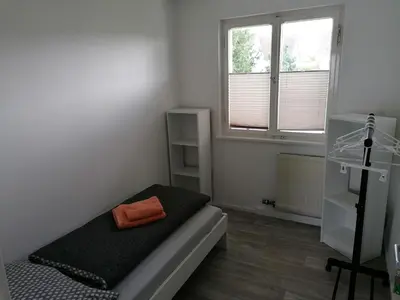 Grundriss der Unterkunft Ferienhaus Stein, TOP Monteurwohnung, 5 große Einzelzimmer, Doppelzimmer, Übernachtung bis 8 Personen möglich