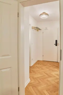 Grundriss der Unterkunft Gemütliche Wohnung mit Balkon
