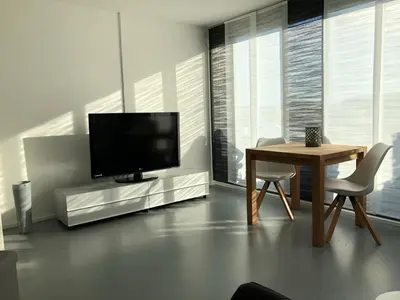 TV/Unterhaltungsangebot in der Unterkunft Ferienwohnung mit hervorragender Aussicht