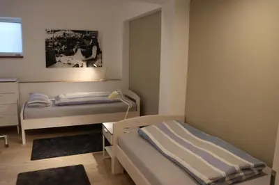 Ein Bett oder Betten in einem Zimmer der Unterkunft Apartment 