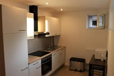 Küche/Küchenzeile in der Unterkunft Apartment 