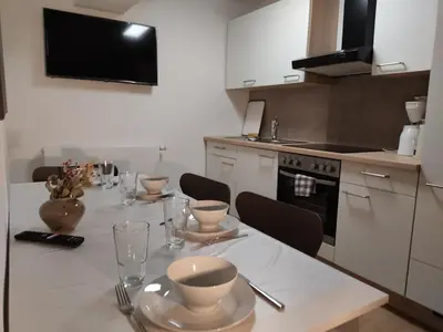 Küche/Küchenzeile in der Unterkunft Apartment 