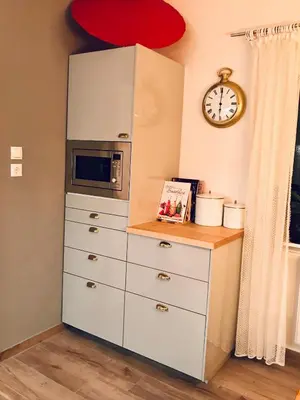 Küche/Küchenzeile in der Unterkunft Home in the heart of Mannheim, Long Stay & Remote Work, Netflix, Fast WIFI