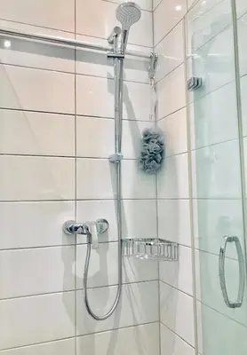 Ein Badezimmer in der Unterkunft Home in the heart of Mannheim, Long Stay & Remote Work, Netflix, Fast WIFI