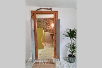 Ein Badezimmer in der Unterkunft Schöne Ferienwohnung mit Kamin