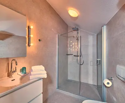 Ein Badezimmer in der Unterkunft Hotel & Restaurant Burgschänke