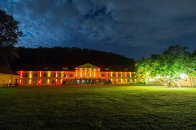 Ein Garten an der Unterkunft Landhaus Bad Rotenfels - Bethel