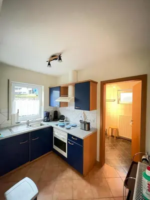 Küche/Küchenzeile in der Unterkunft Ferienwohnung Simon