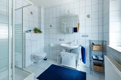 Ein Badezimmer in der Unterkunft Ferienwohnung Hauk